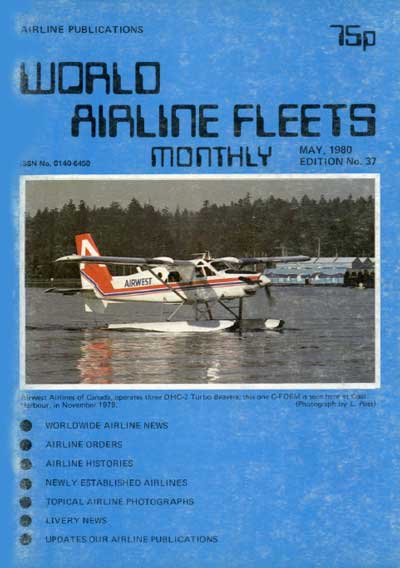World Airline Fleets Monthly May 1980