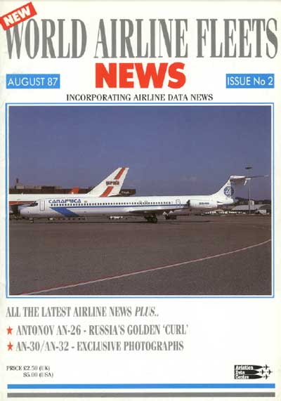 World Airline Fleets News August 1987