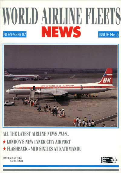 World Airline Fleets News November 1987