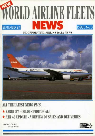 World Airline Fleets News September 1987