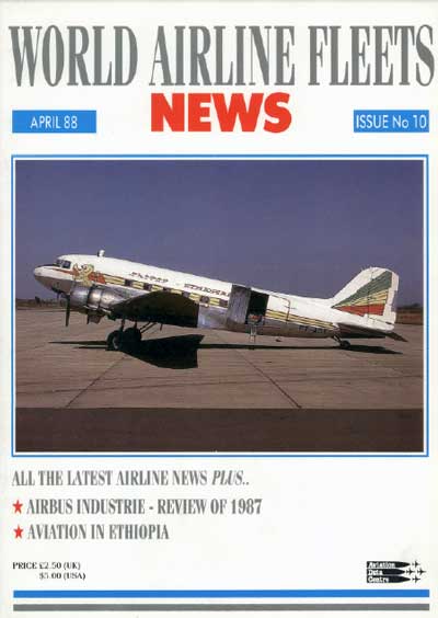 World Airline Fleets News April 1988