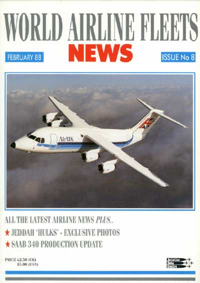 World Airline Fleets News February 1988