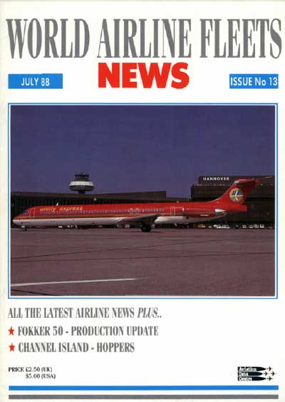 World Airline Fleets News July 1988