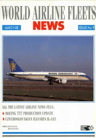 World Airline Fleets News March 1988