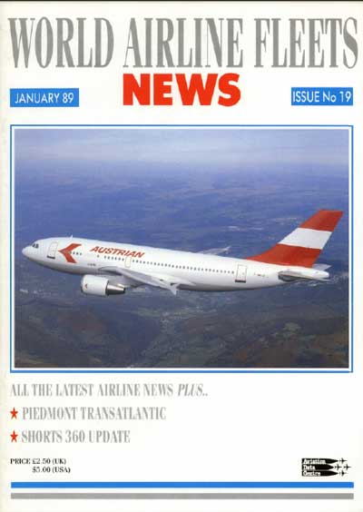 World Airline Fleets News January 1989