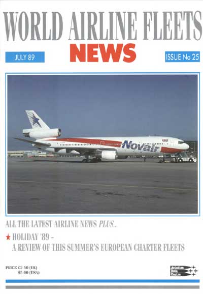 World Airline Fleets News July 1989