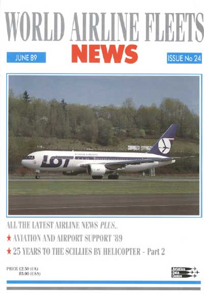 World Airline Fleets News June 1989