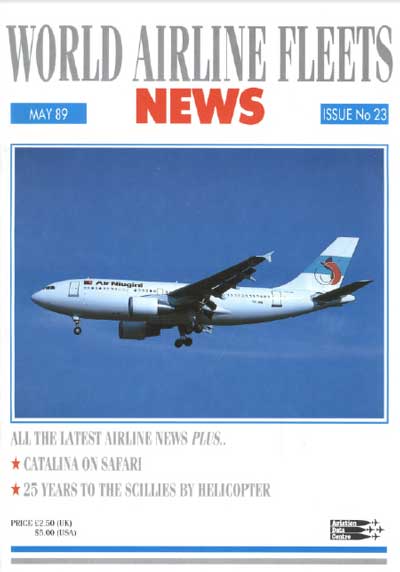 World Airline Fleets News May 1989