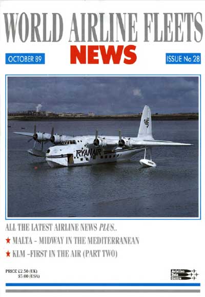 World Airline Fleets News October 1989