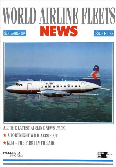 World Airline Fleets News September 1989