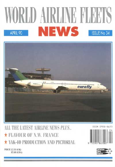 World Airline Fleets News April 1990