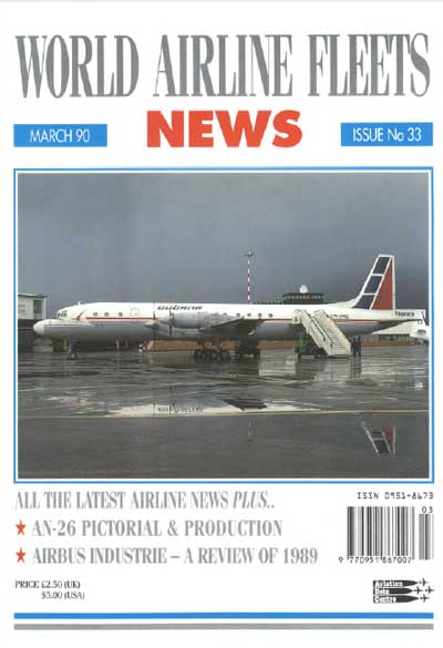 World Airline Fleets News March 1990