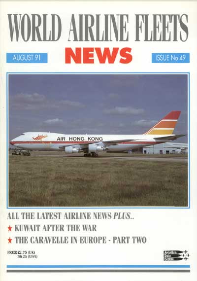 World Airline Fleets News August 1991