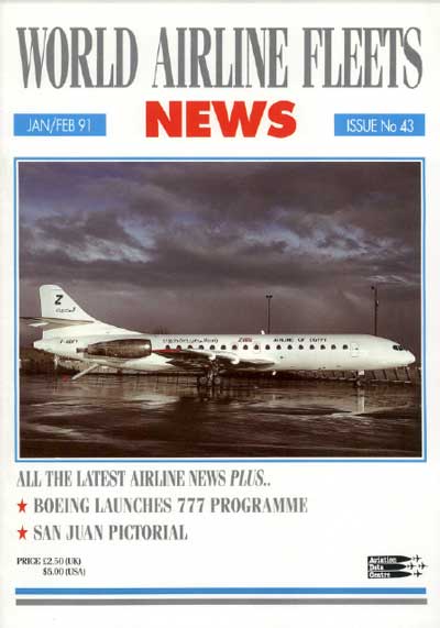 World Airline Fleets News January 1991
