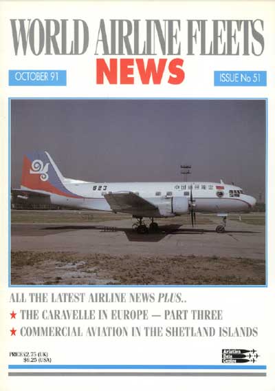 World Airline Fleets News October 1991
