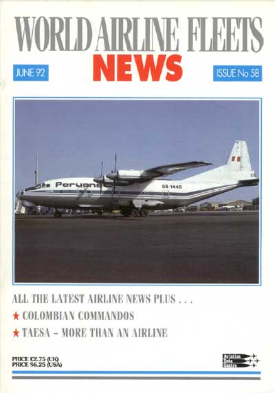 World Airline Fleets News June 1992