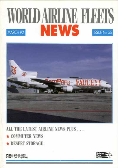 World Airline Fleets News March 1992