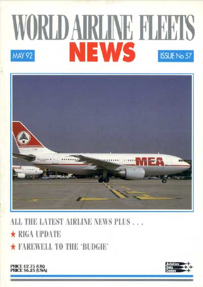 World Airline Fleets News May 1992