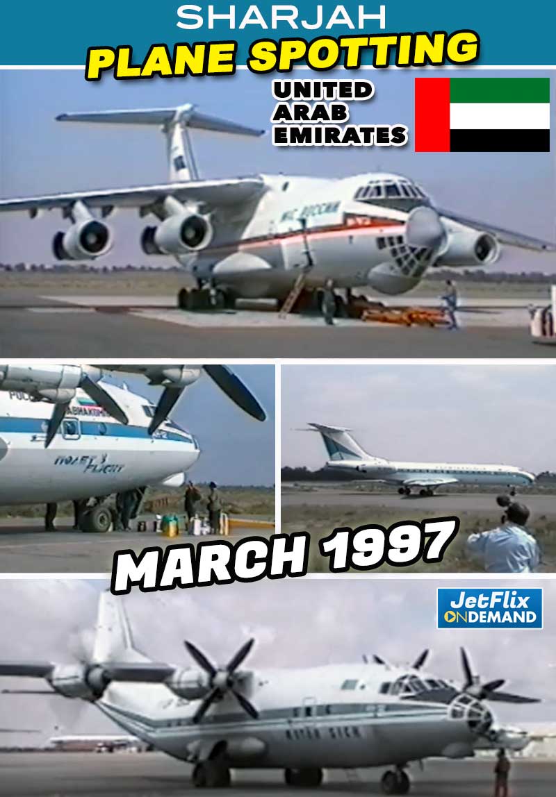 Sharjah Airport Plane Spotting 1997 with Chris Mak