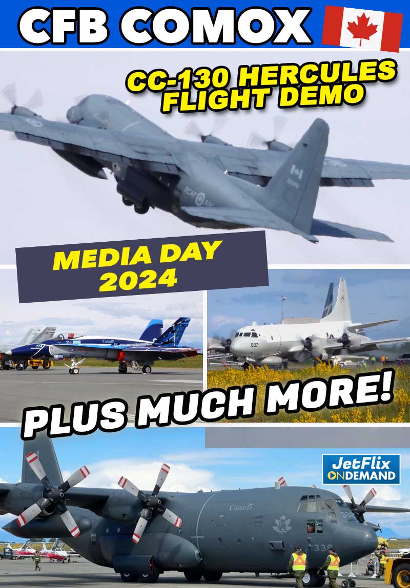 CFB Comox Media Day 2024 | RCAF C-130 Hercules Mega Demonstration Flight