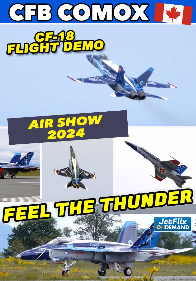 CF-18 Flight Demo 100 Years RCAF - CFB Comox Airshow 2024