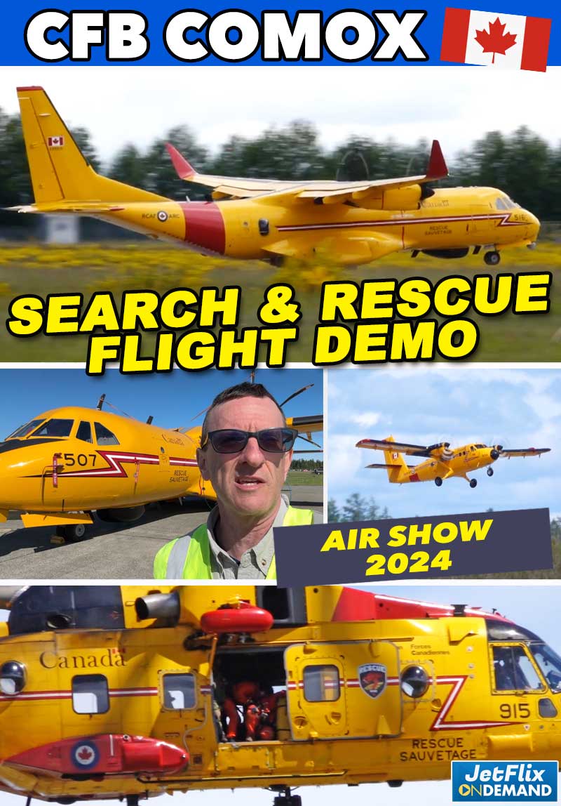 RCAF CP140 P-3 Aurora Flight Demo at Comox Airshow 2024