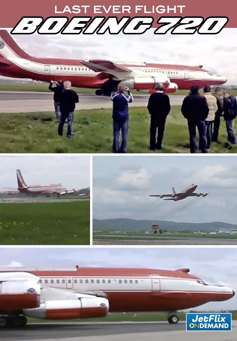Boeing 720 - Last Ever Flight
