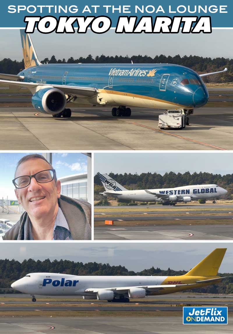 Plane Spotting at the NOA Lounge Tokyo Narita with Henry Tenby