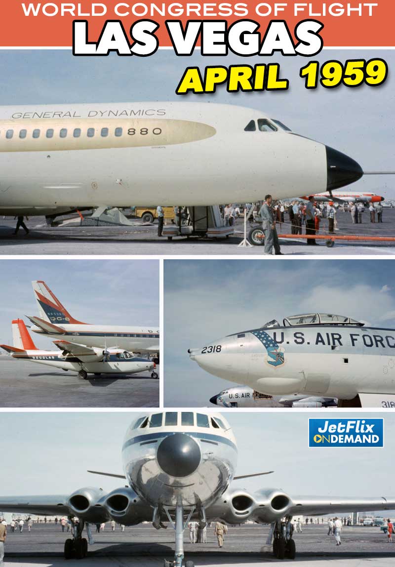 Las Vegas Airshow 1959 - With Gen. Curtis LeMay and Scott Crossfiel