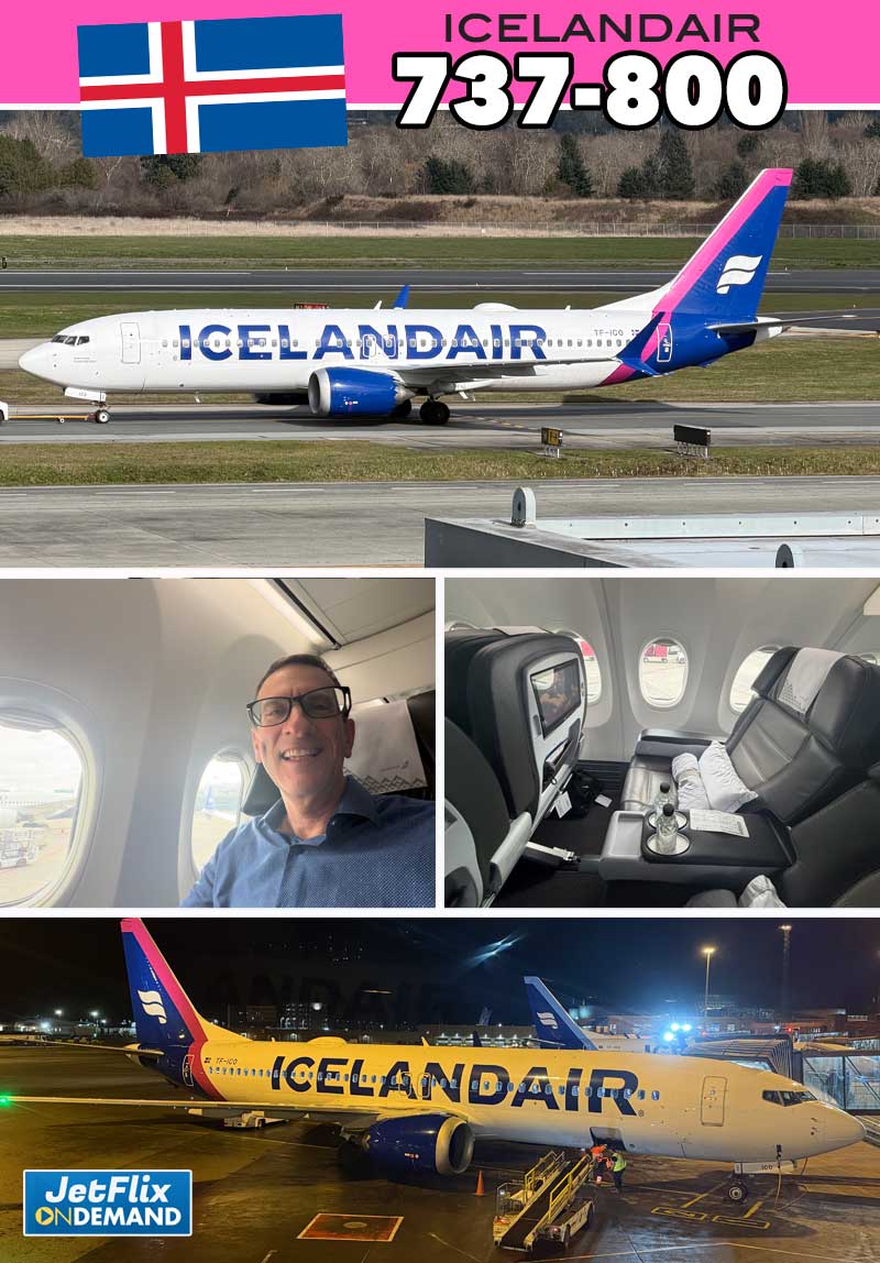 Icelandair 737-800 flight YVR to Iceland
